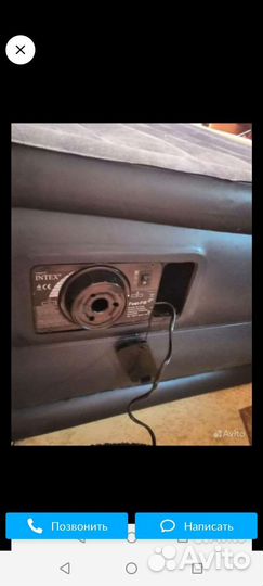 Надувной матрас intex