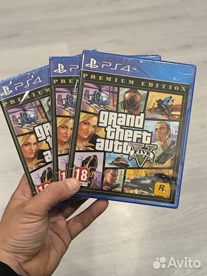 Gta 5 ps4 premium edition новый диск