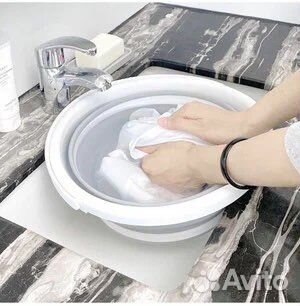 Ведро складное силиконовое 10л