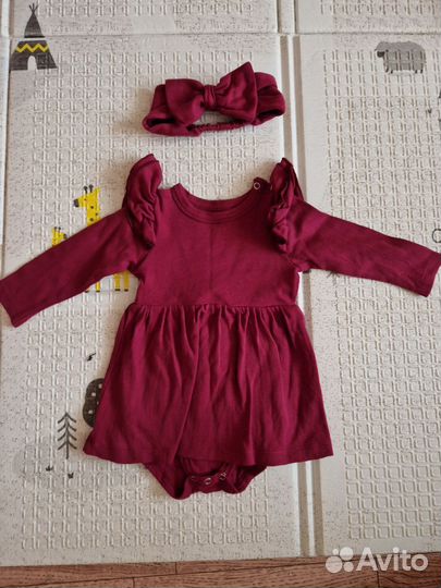 Платье-боди с повязкой