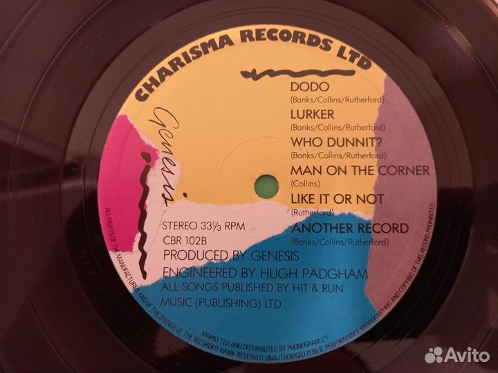 Genesis – Abacab UK VG+/VG+