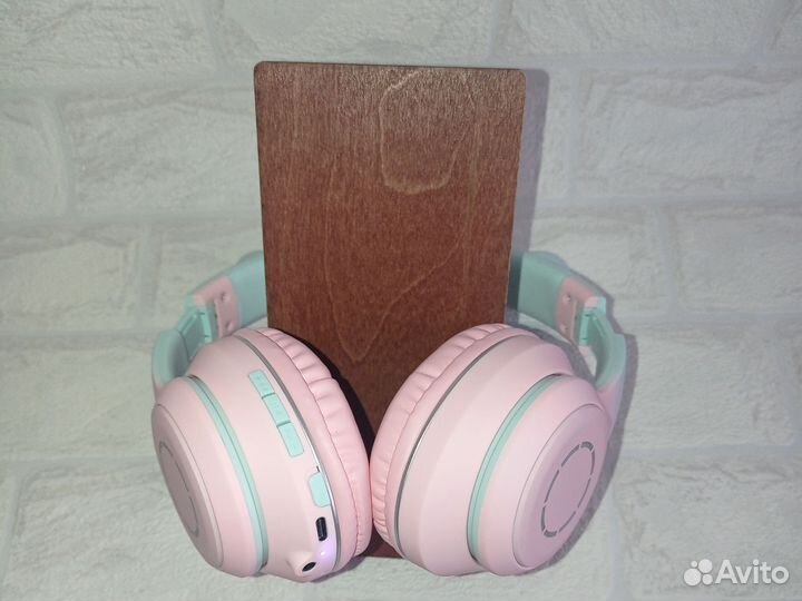 Детские беспроводные наушники сat YR-008 с ушками