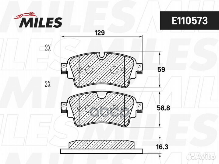 Колодки тормозные audi A4/Q7 15- задние SemiMet