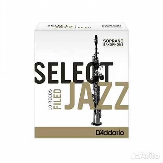 Трости для сопрано саксофона Rico Select Jazz fil