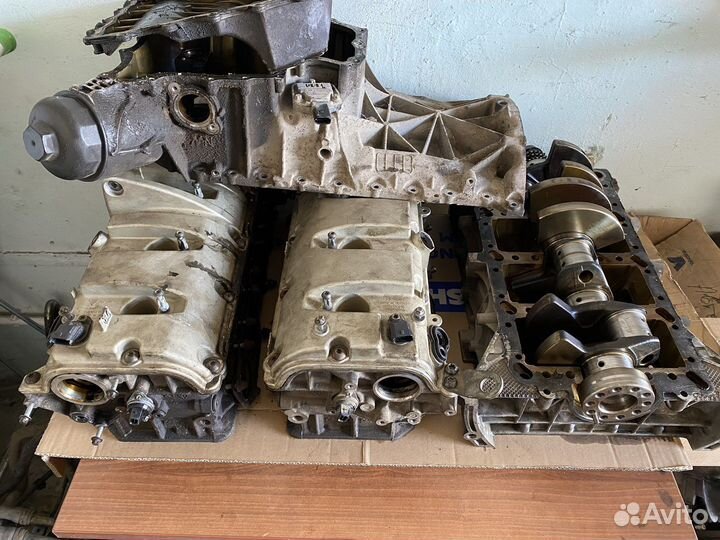 Блок двигателя Порше Кайен 957