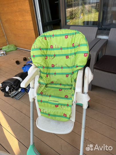 Стульчик для кормления chicco polly