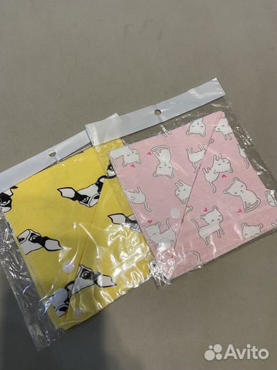 Слюнявчики на кнопках новые