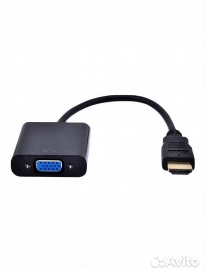 Переходник hdmi to VGA адаптер, черный