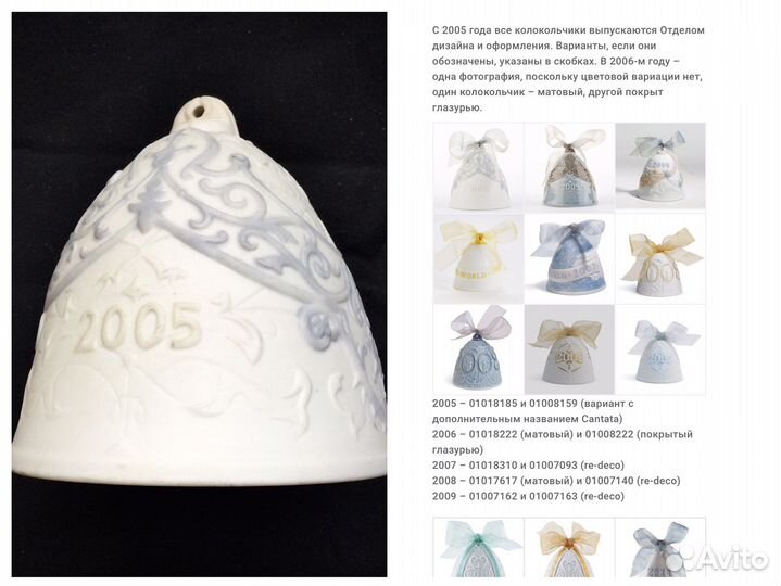 Waterford lladro Swarovski колокольчики винтаж