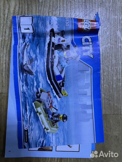 Lego полицейский самолет