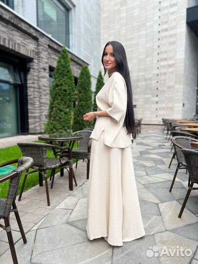 Муслиновый костюм женский