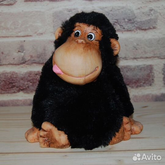 Статуэтка Обезьянка (высота 17 см) Гипс