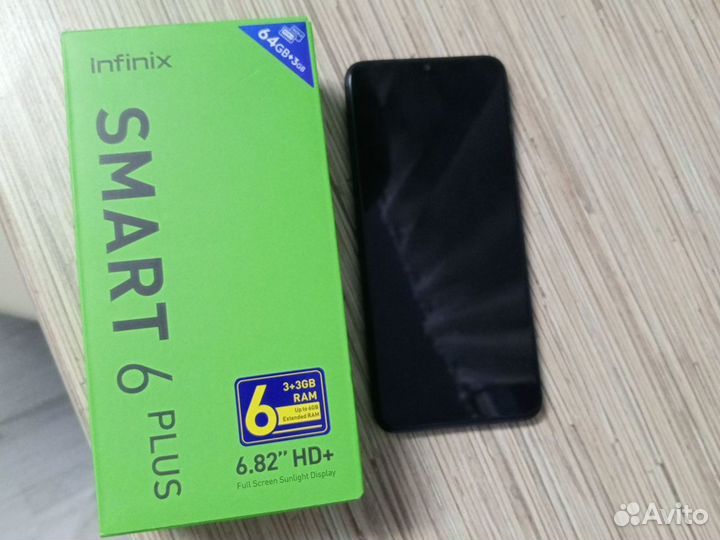 Infinix Smart 6 Plus, 3/64 ГБ