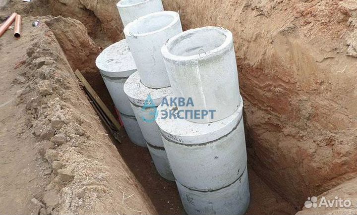 Септик под ключ монтаж за 1 день без предоплаты