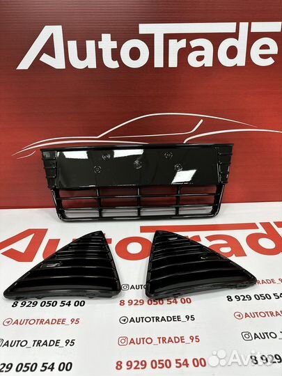 Решетки бампера ford focus 3 глянцевые