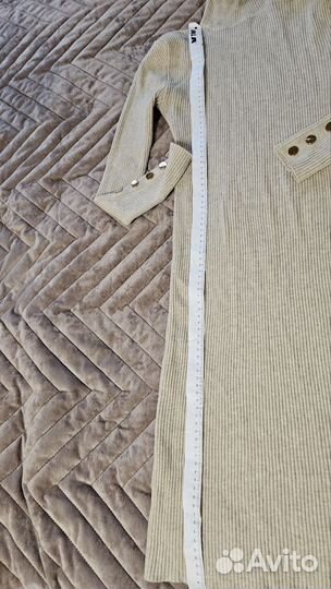 Платье лапша женское 44 беж