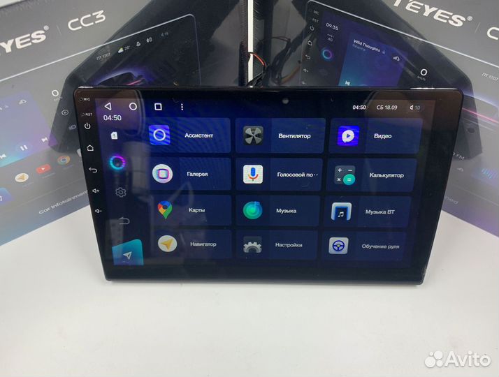 Магнитола Teyes CC3 4/64 для Mitsubishi Lancer X