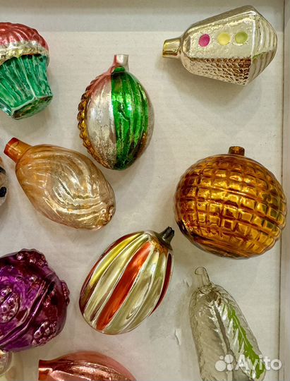 Елочные игрушки СССР подвески
