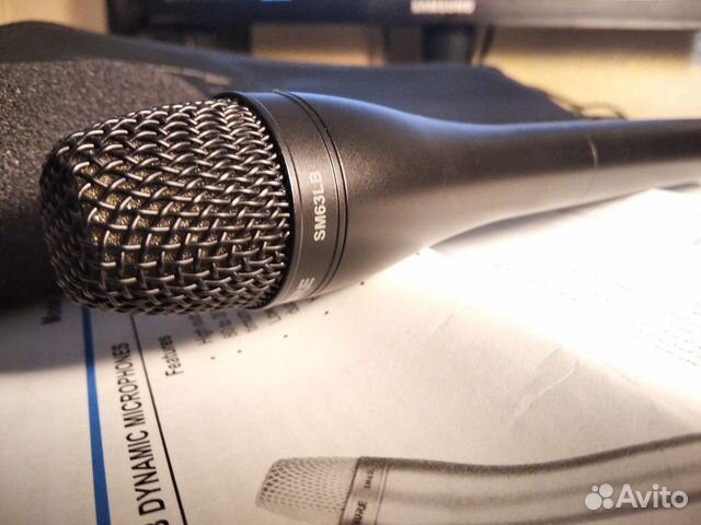 Репортерский микрофон Shure sm63lb
