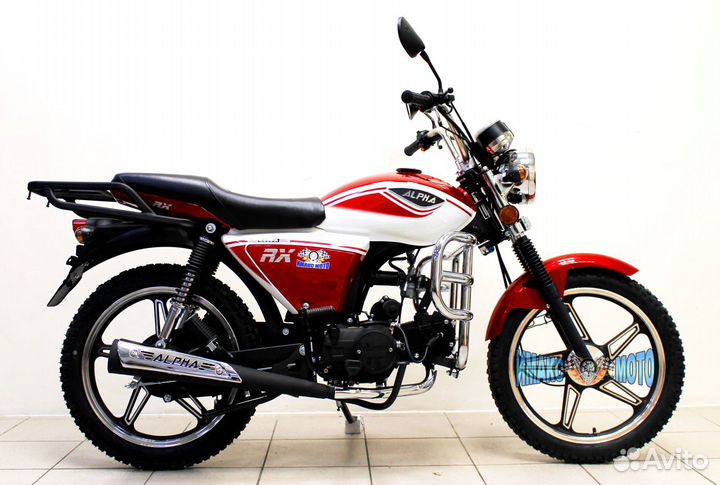Мопед Motoland Альфа RX 11, 110 см3. red/white