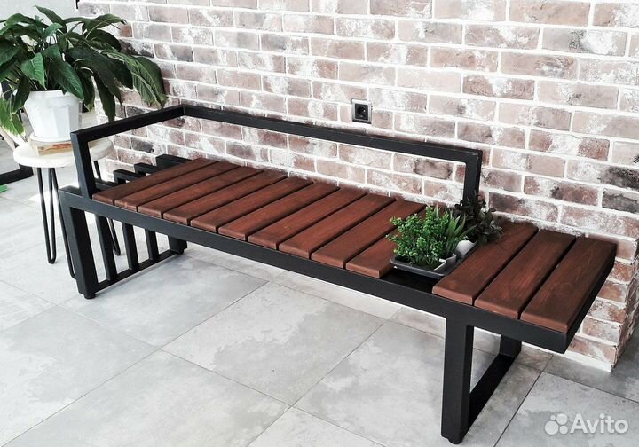 Скамейки садовые лофт
