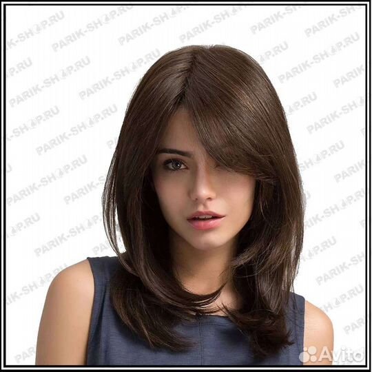 Парик новый коричневый