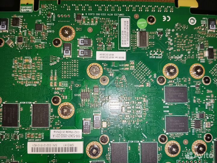 Nvidia Grid K1 (радиаторы распил)
