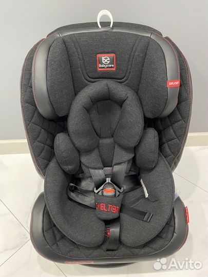 Детское Автокресло Baby Care Shelter цв.чер и сер