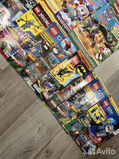 Детские журналы Lego, Тачки, Щенячий патруль