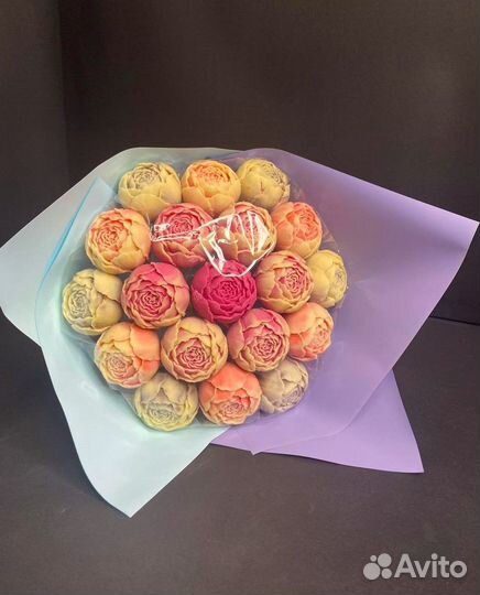 Шоколадные Пионы - 19 штв Букете