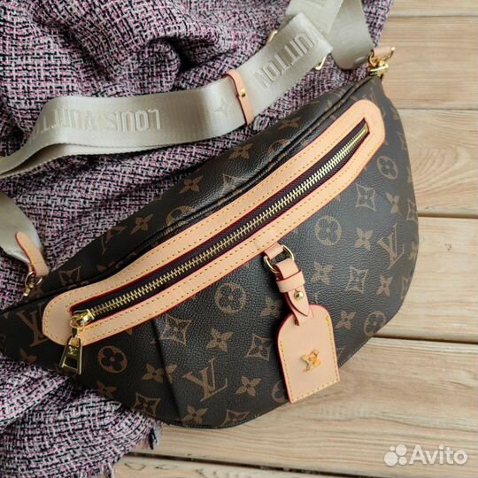 Поясная сумка Louis Vuitton LV канва кожа
