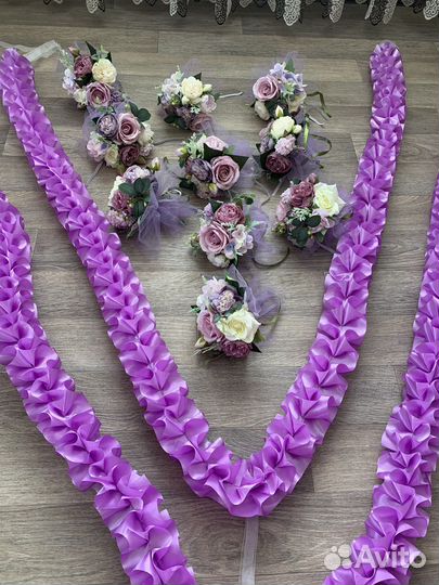 Прокат свадебных лент на машины