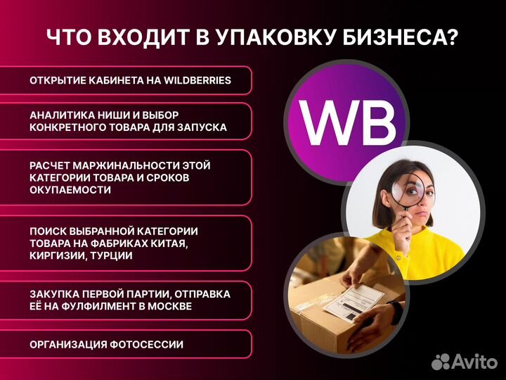 Бизнес на Wildberries / Менеджер WB / вб