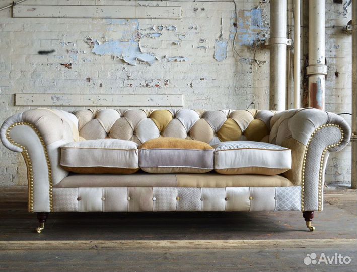 Диван Честер велюр в рассрочку 293G