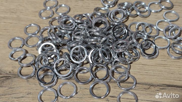 Кольцо из нержавеющей стали 100шт. 15мм 600р