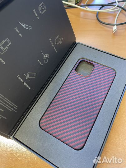 Карбоновый Чехол Annet Mancini iPhone 12 Mini