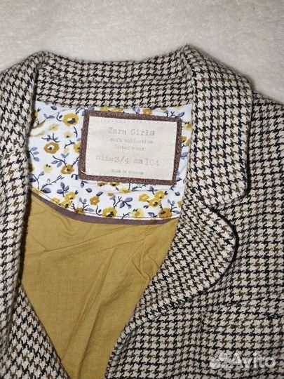 Пиджак для девочки zara