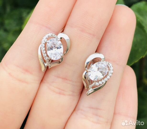 Серьги из серебра