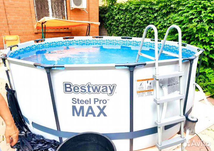 Каркасный бассейн для дачи и дома (новый)