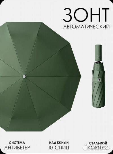 Автоматический зонт антиветер