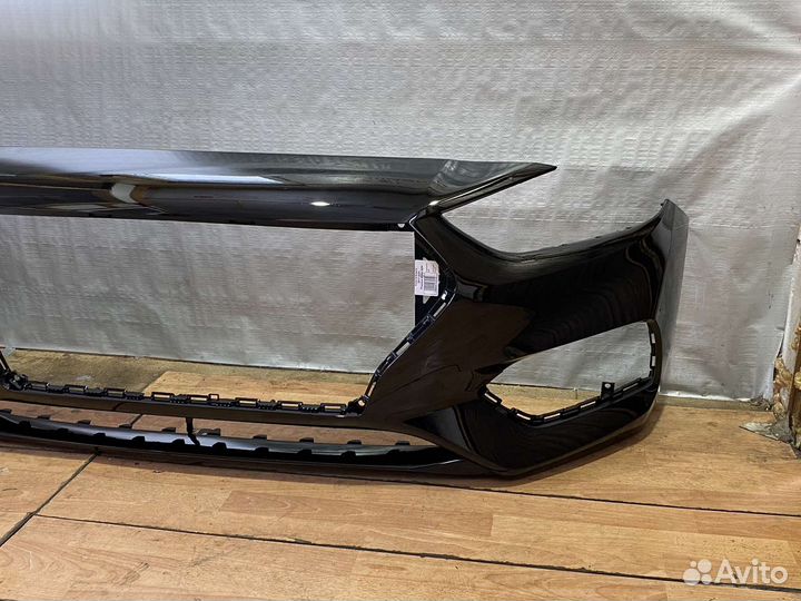 Бампер передний черный Hyundai Solaris 2017-2020