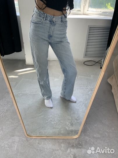 Джинсы прямые