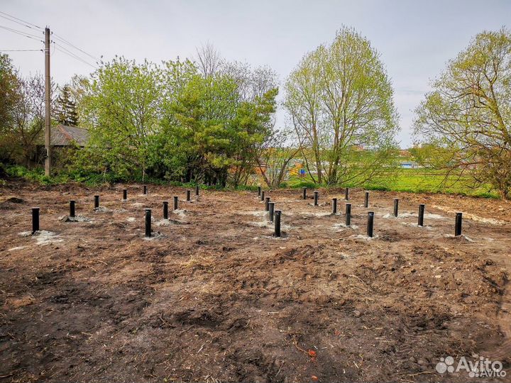 Винтовые сваи / Фундамент