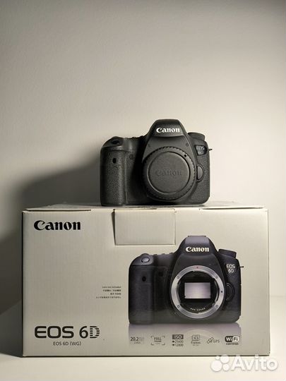 Canon eos 6d body (пробег 63тыс) Комплект Гарантия