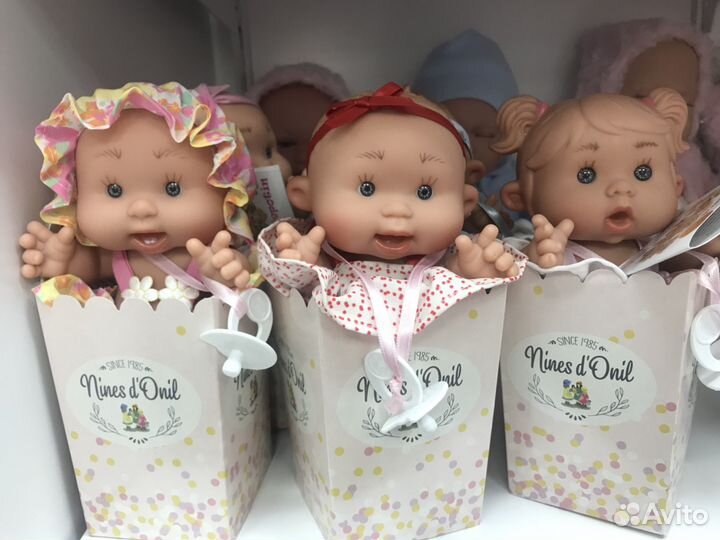 Испанский ванильный пупс кукла Nines D’onil из Исп