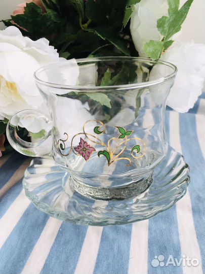 Чайная пара стекло
