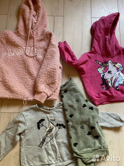 Огромный пакет брендовых вещей на девочку