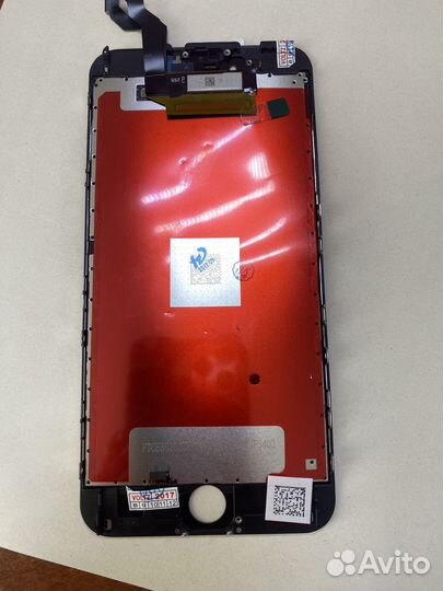 Дисплей iPhone 6s plus черный с рамкой