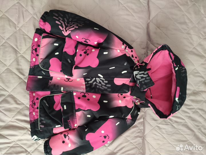 Зимний костюм для девочки 92