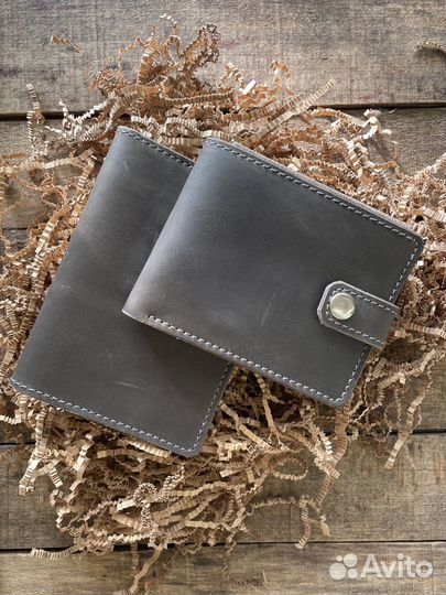 Подарочный набор портмоне и обложка на паспорт